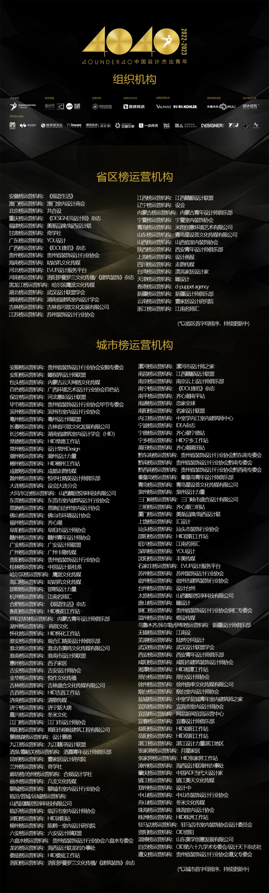 40 UNDER 40 | 首發(fā)！城市榜LIST·1揭曉35城青年之光！(圖71)