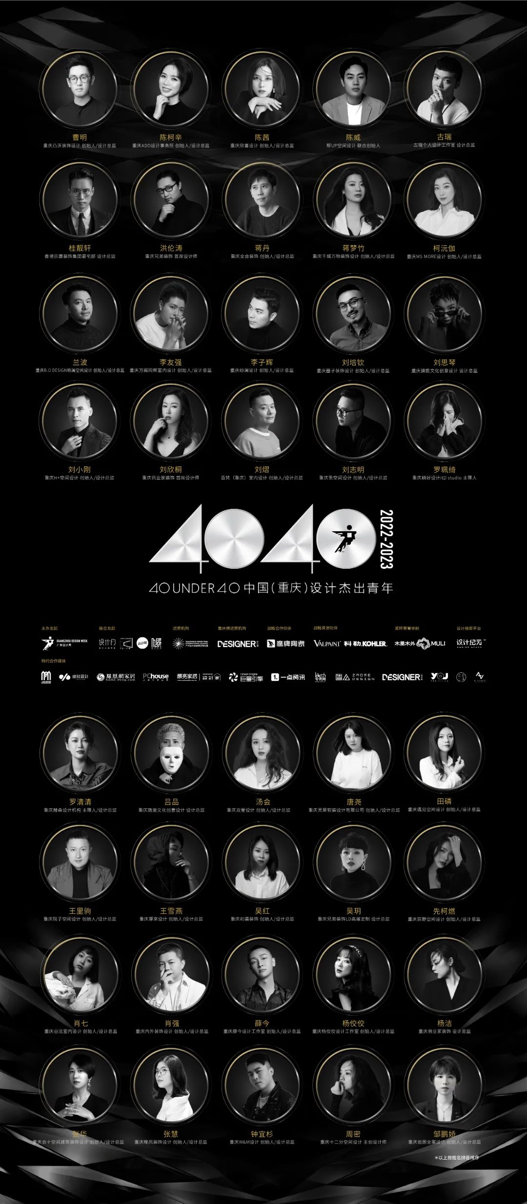 40 UNDER 40 | 省區(qū)榜List·2揭曉！10省區(qū)350位設計杰出青年脫穎而出！(圖4)