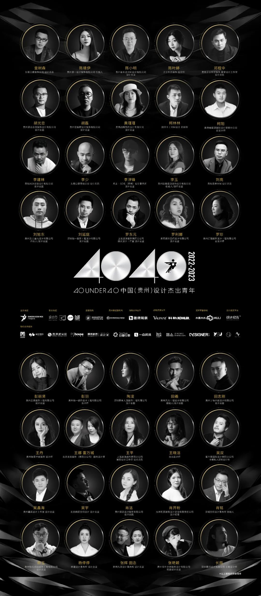 40 UNDER 40 | 省區(qū)榜List·2揭曉！10省區(qū)350位設計杰出青年脫穎而出！(圖10)