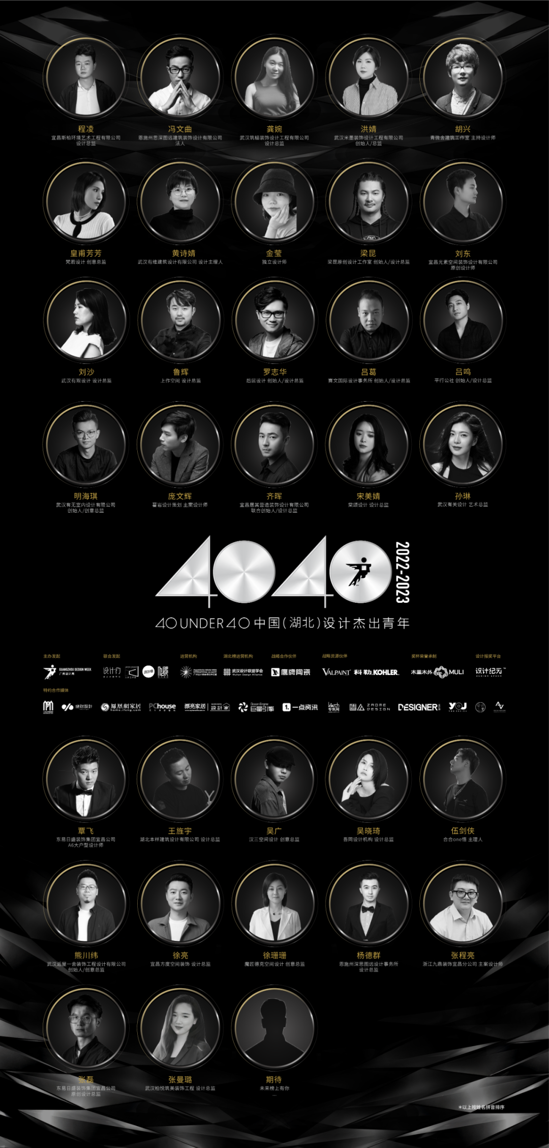 40 UNDER 40 | 省區(qū)榜List·2揭曉！10省區(qū)350位設計杰出青年脫穎而出！(圖19)
