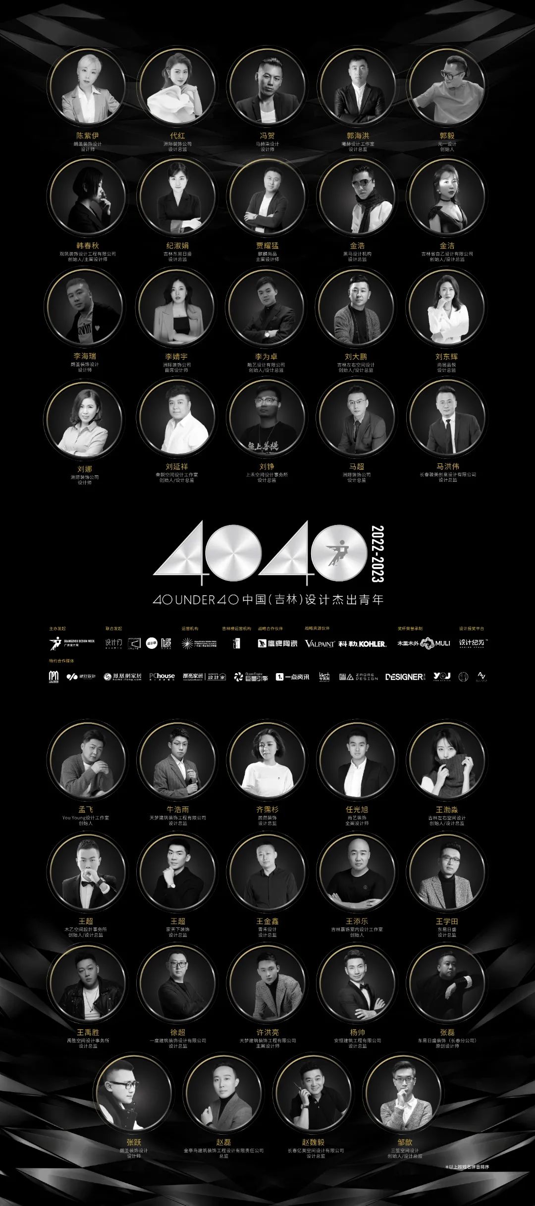40 UNDER 40 | 省區(qū)榜List·2揭曉！10省區(qū)350位設計杰出青年脫穎而出！(圖25)